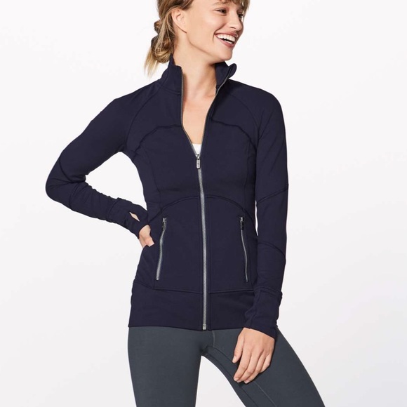 lululemon athletica Jackets & Blazers - Lululemon Women’s Contour Jacket Nulu Midnight Navy 2